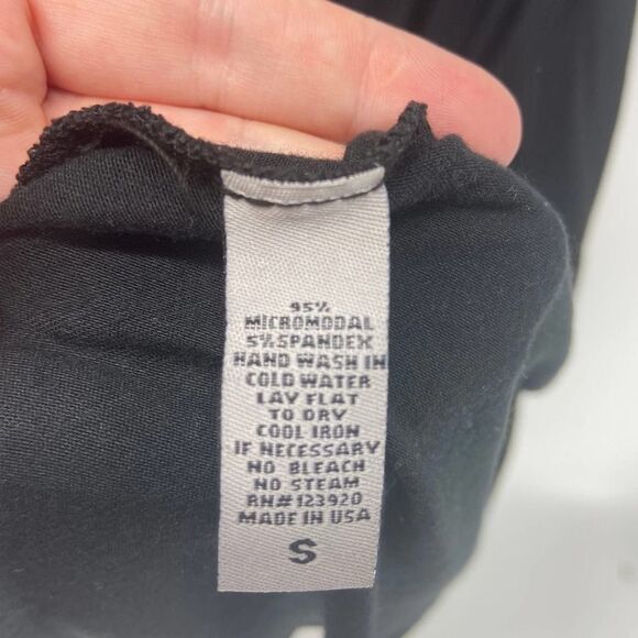 LAMade black paneled wrap Midi Skirt NWT womens small - Picture 7 of 7